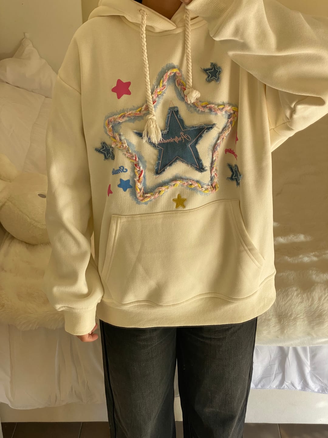 Customer photo review of Aelfric Eden Oversized Star Hoodie