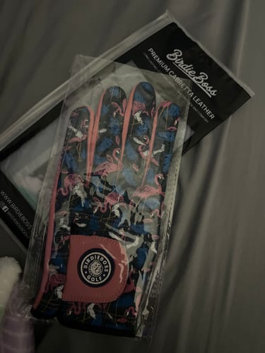 Customer photo review of Blue Flamingo Glove