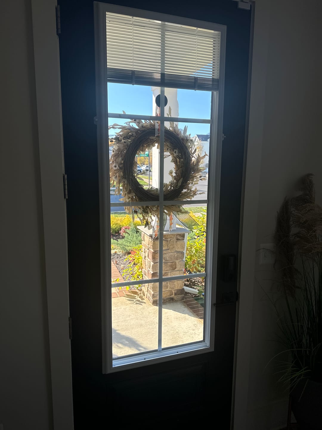 Customer photo review of Add On Blinds Kit (installs on top of existing door glass)