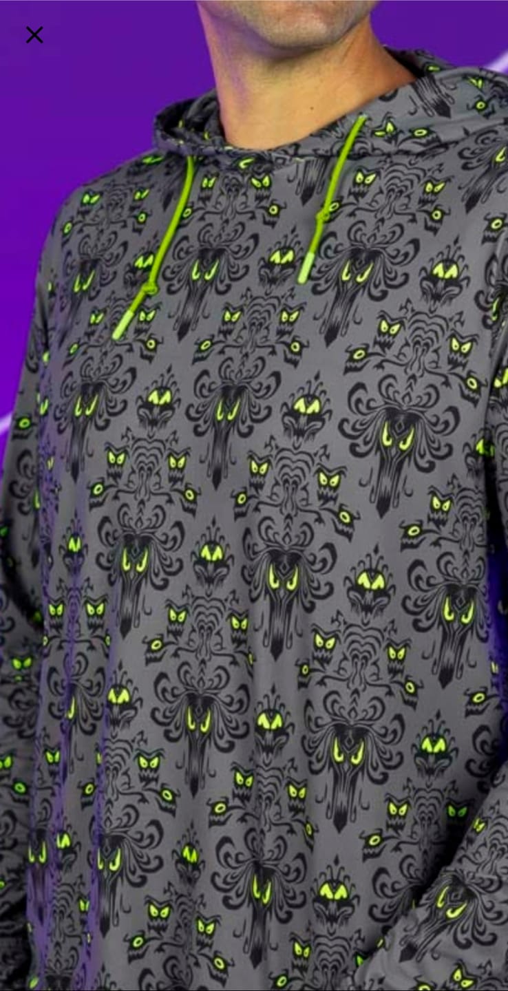 Customer photo review of Disney’s Haunted Mansion "Wall Creeps" – Performance Hoodie
