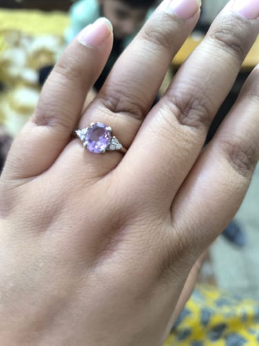 Customer photo review of VIOLET WHISPER RING
