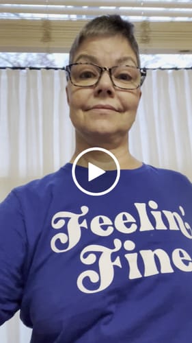 Customer video review of Feelin' Fine Tee