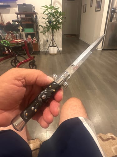 Customer photo review of ITALIAN STILETTO POCKET KNIFE