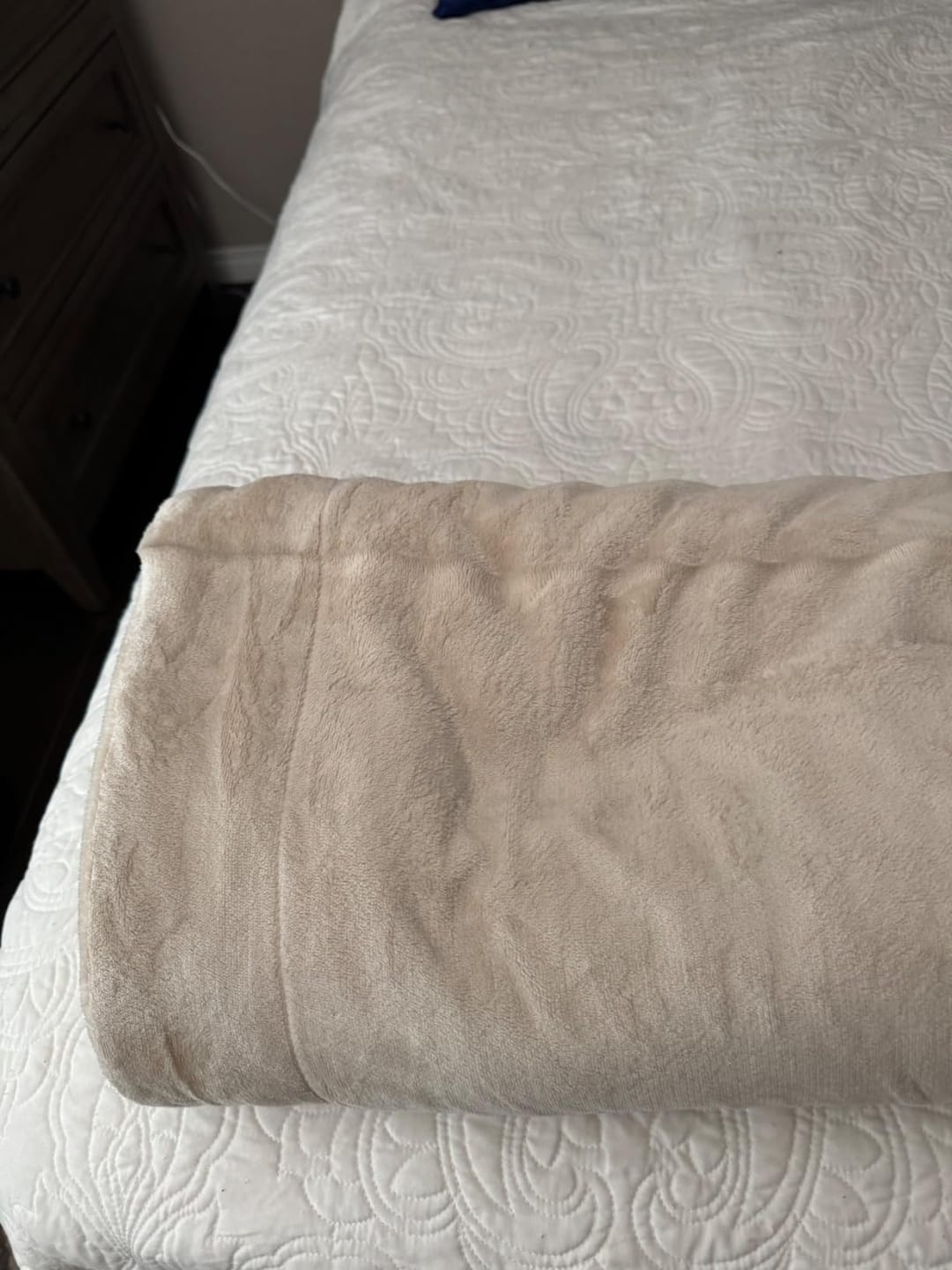 Customer photo review of CloudCozy Ultra Blød Sherpa Tæppe