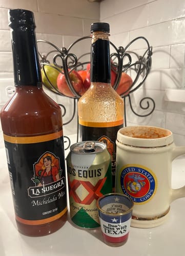 Customer photo review of La Suegra Michelada Mix