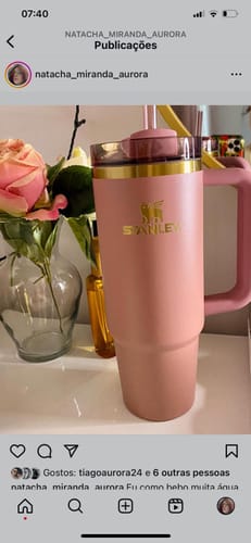 Customer photo review of The Fall Refresh Quencher H2.O FlowState™ Tumbler I 30 OZ | 0.88L (Antique Pink)
