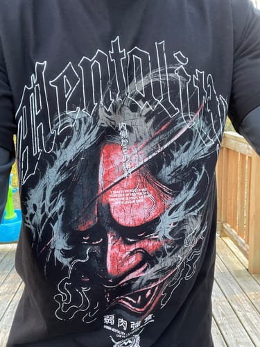 Customer photo review of 'VALLEY OF DEATH' TEE + FREE PRE-WORKOUT SAMPLE
