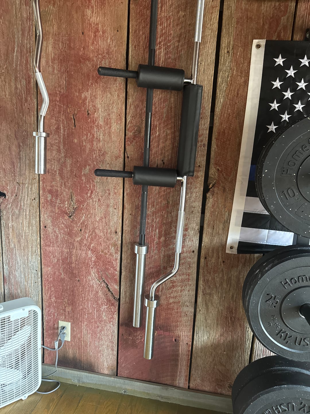 Customer photo review of Safety Squat Bar