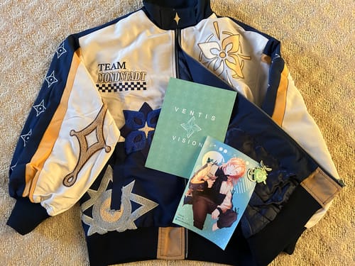 Customer photo review of Genshin Racing Jacket Preorder