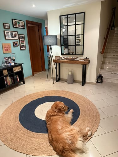 Customer photo review of Maritime Tranquility - Braided Jute Round Rug (200 CM)
