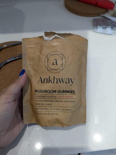 Customer photo review of Mushroom Gummies