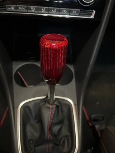 Customer photo review of Real Carbon Fiber Gear Shift Knob