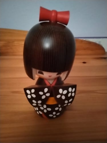 Customer photo review of Poupée Kokeshi Kosode