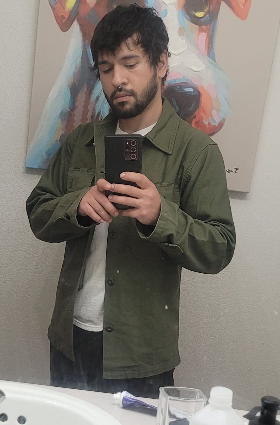 Customer photo review of 1963 US Army OG-107 Fatigue Utility Shirt