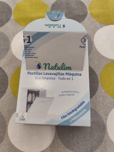 Customer photo review of Eco Pastillas Lavavajillas 6 en 1 - 60 Lavados