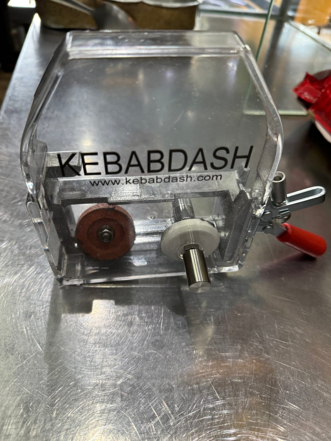 Customer photo review of Kebab bıçağı bileme aparatı - 120mm