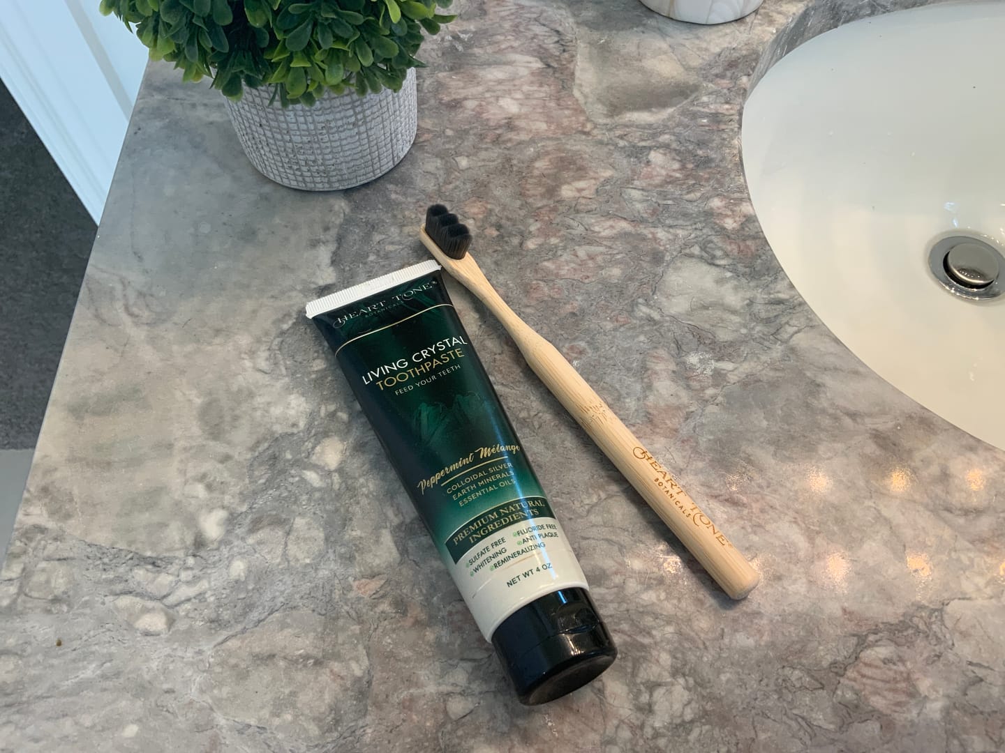 Customer photo review of Living Crystal Toothpaste