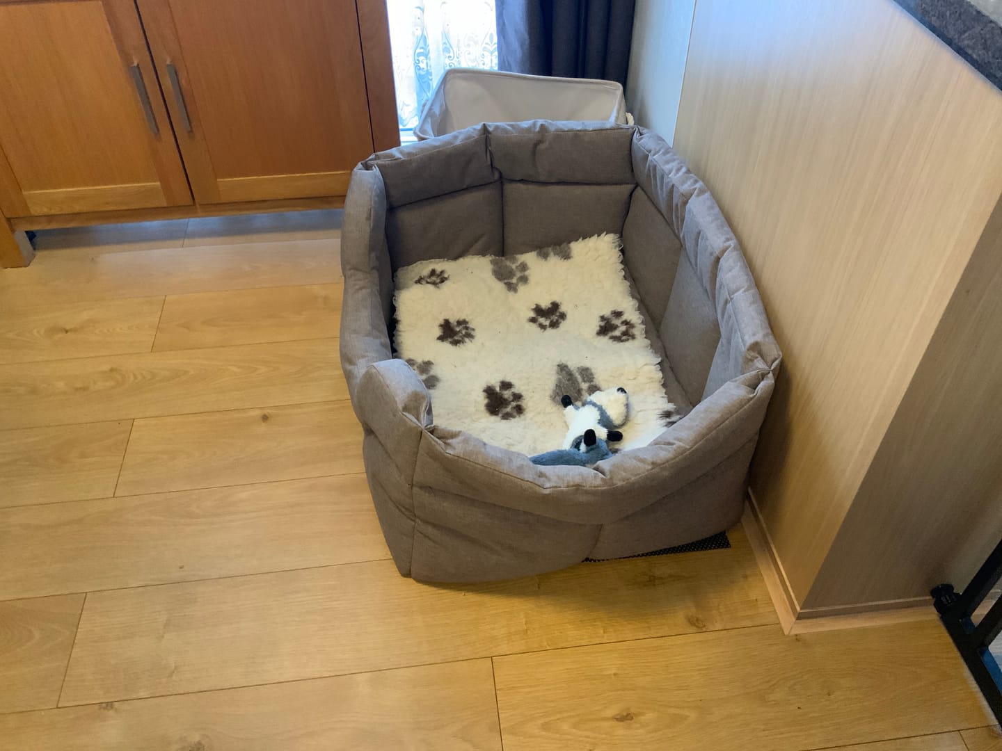 Customer photo review of Country Dog Heavy Duty Rectangular Dog Bed