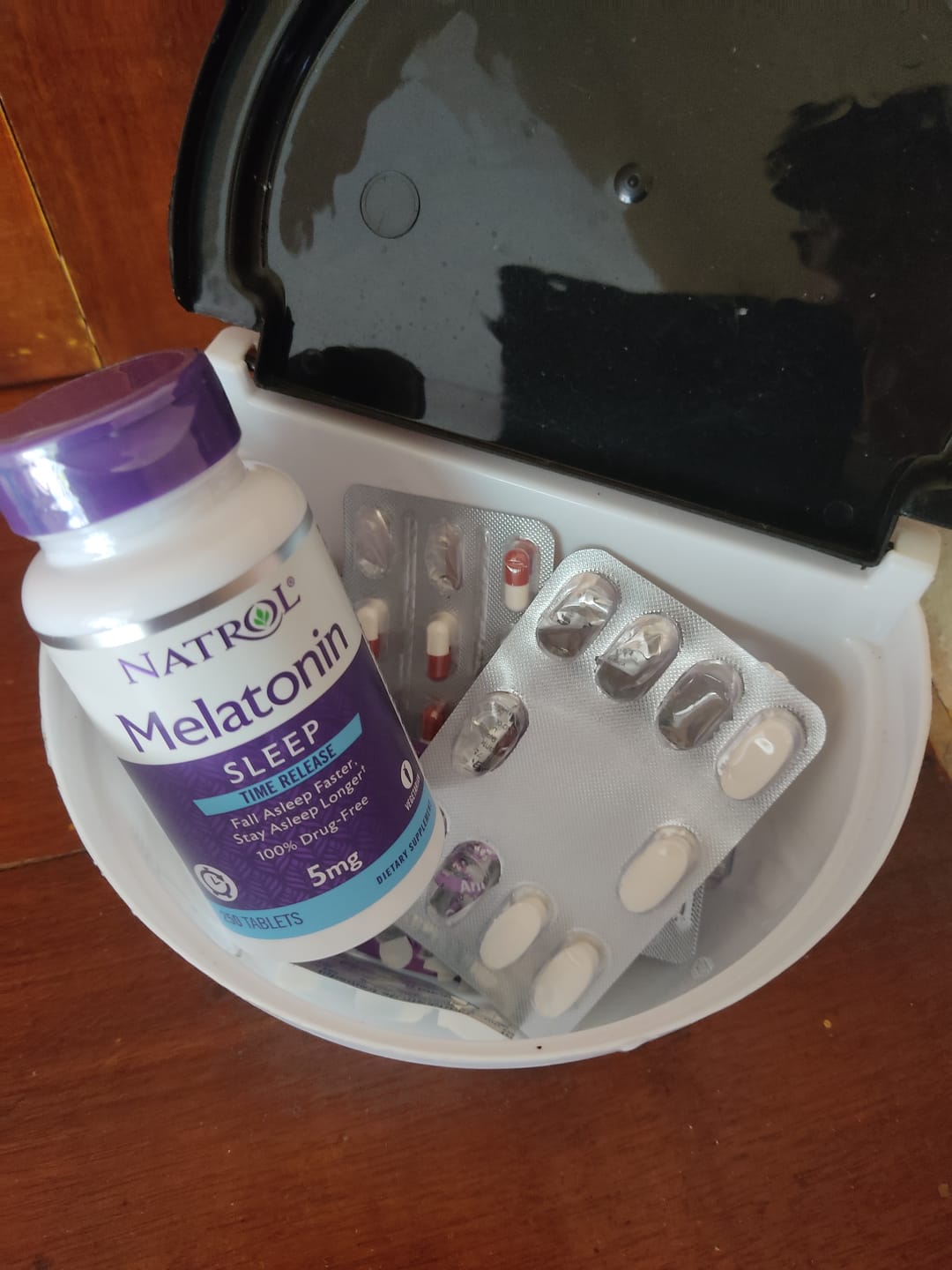 Customer photo review of Natrol Melatonina 5mg Time Release 250 Tablets