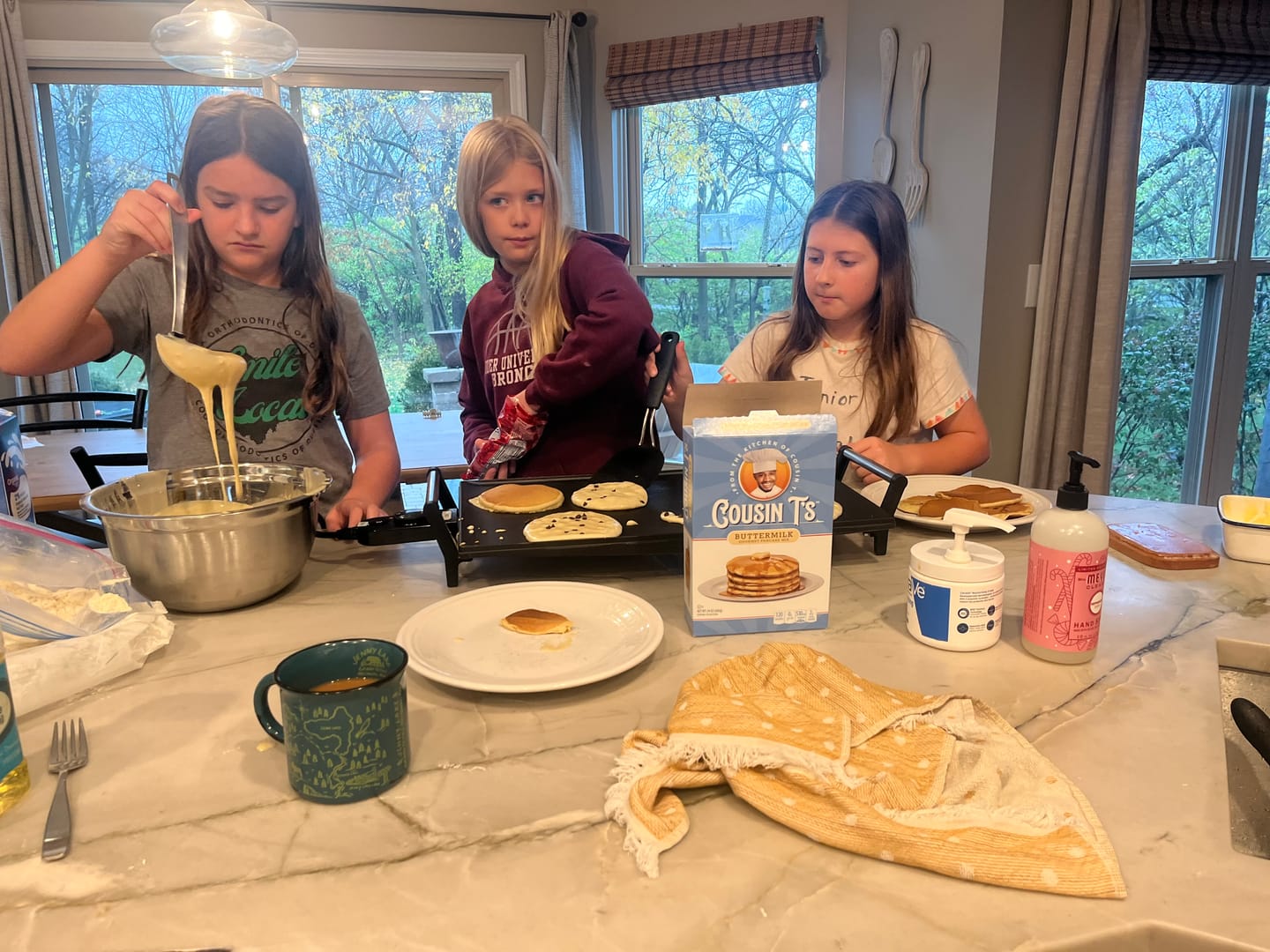 Customer photo review of Cousin T's Maple Syrup & 2 Pack Pancake Mix Bundle