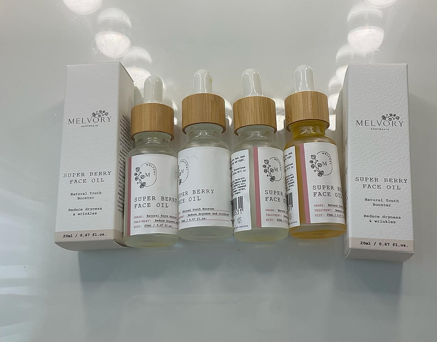 Customer photo review of Super Berry Face Oil