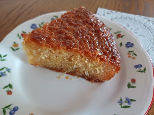 Customer photo review of Traditional Greek Portokalopita – Fresh Orange Syrup Cake – 1200g