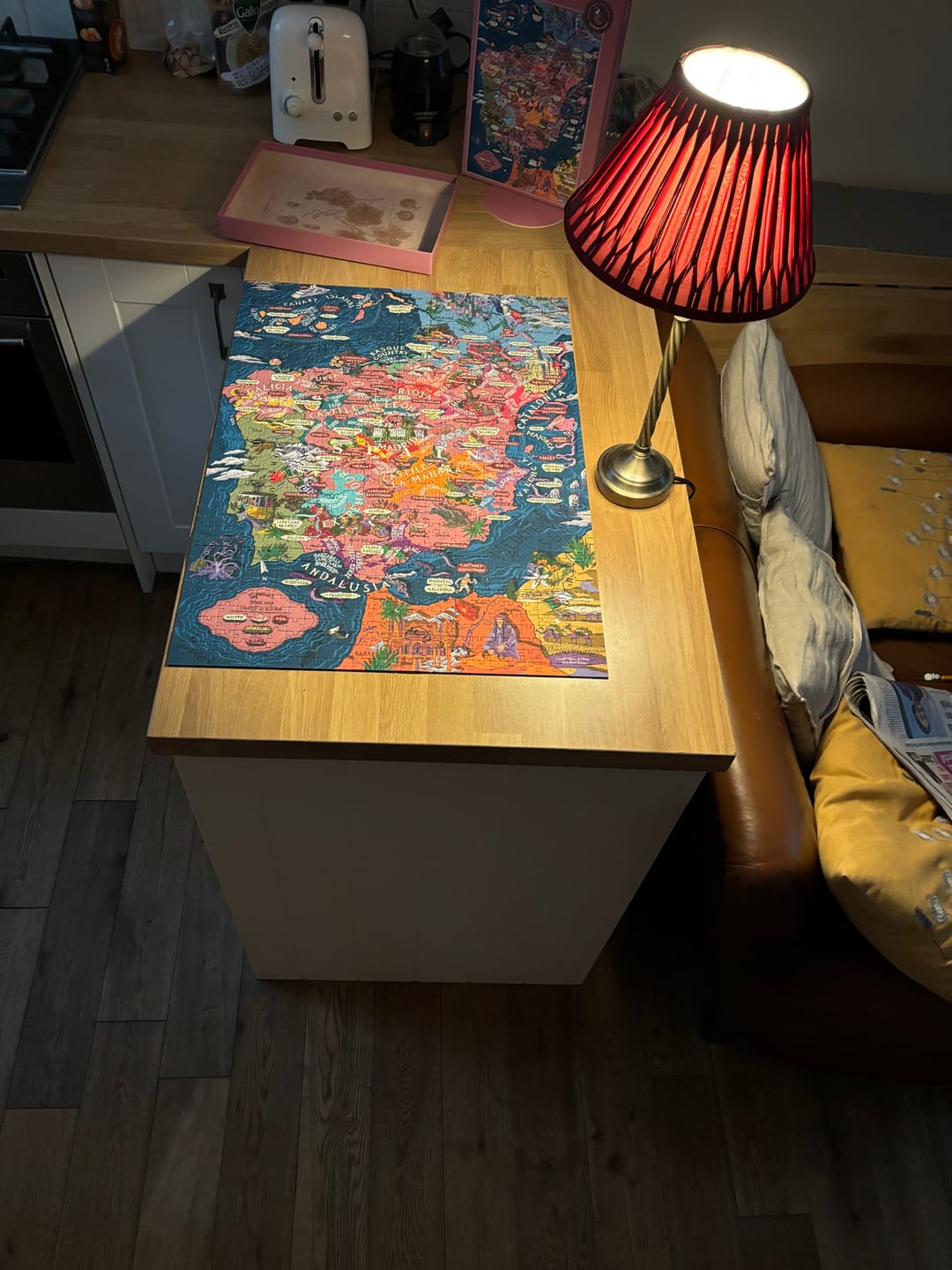 Customer photo review of Wine Puzzle - Spain