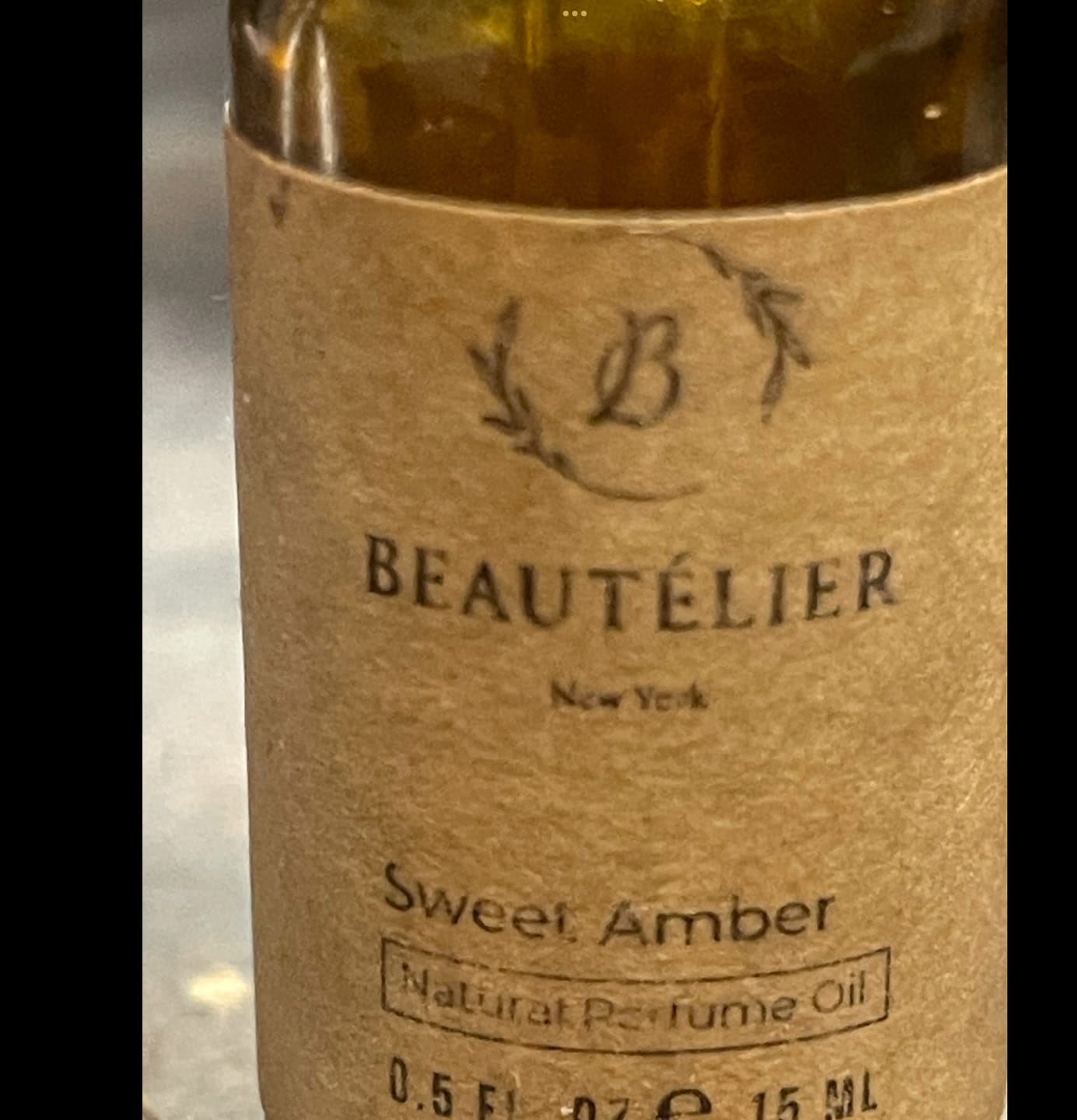 Customer photo review of Sweet Amber Perfume Oil
