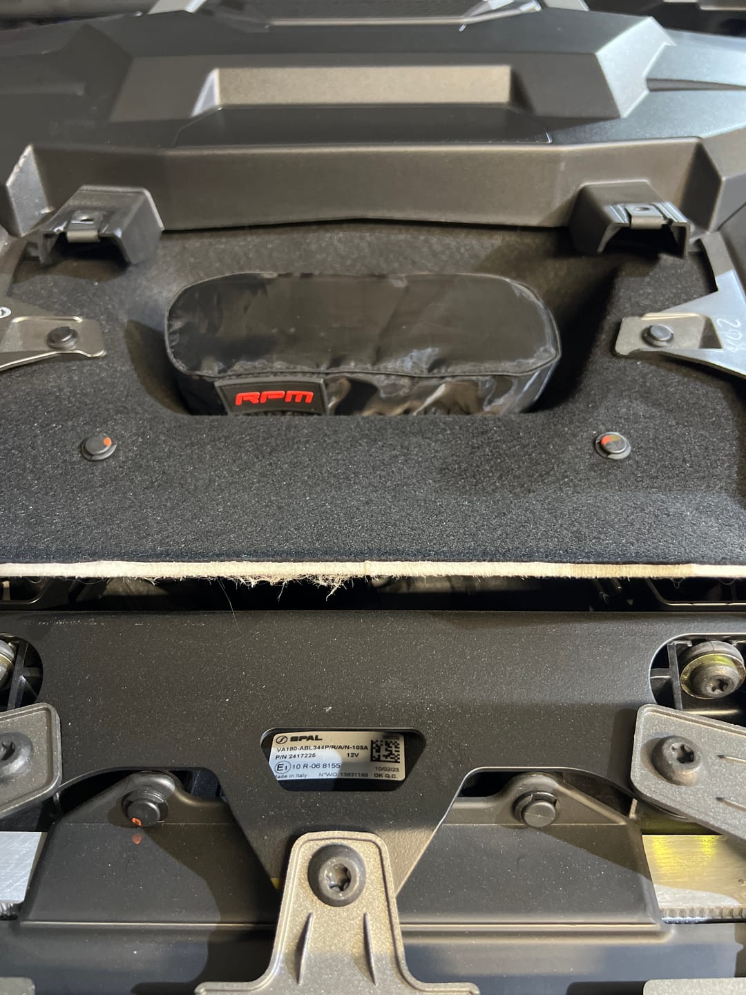 Customer photo review of RPM Pro R Front Clutch Hydrophobic Intake Duct Pre Filter