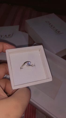 Customer photo review of GLINTED GALAXY RING