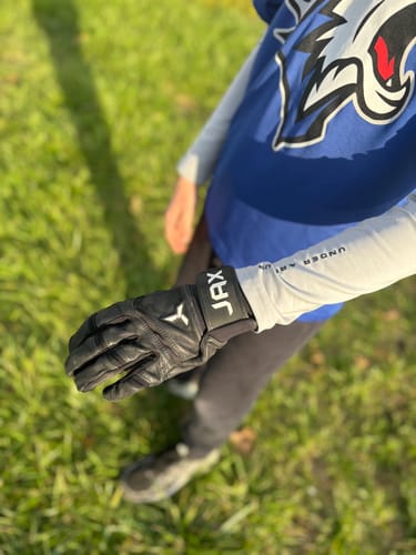 Customer photo review of Jax Model One Batting Gloves | Onyx Black | Pro Cuff
