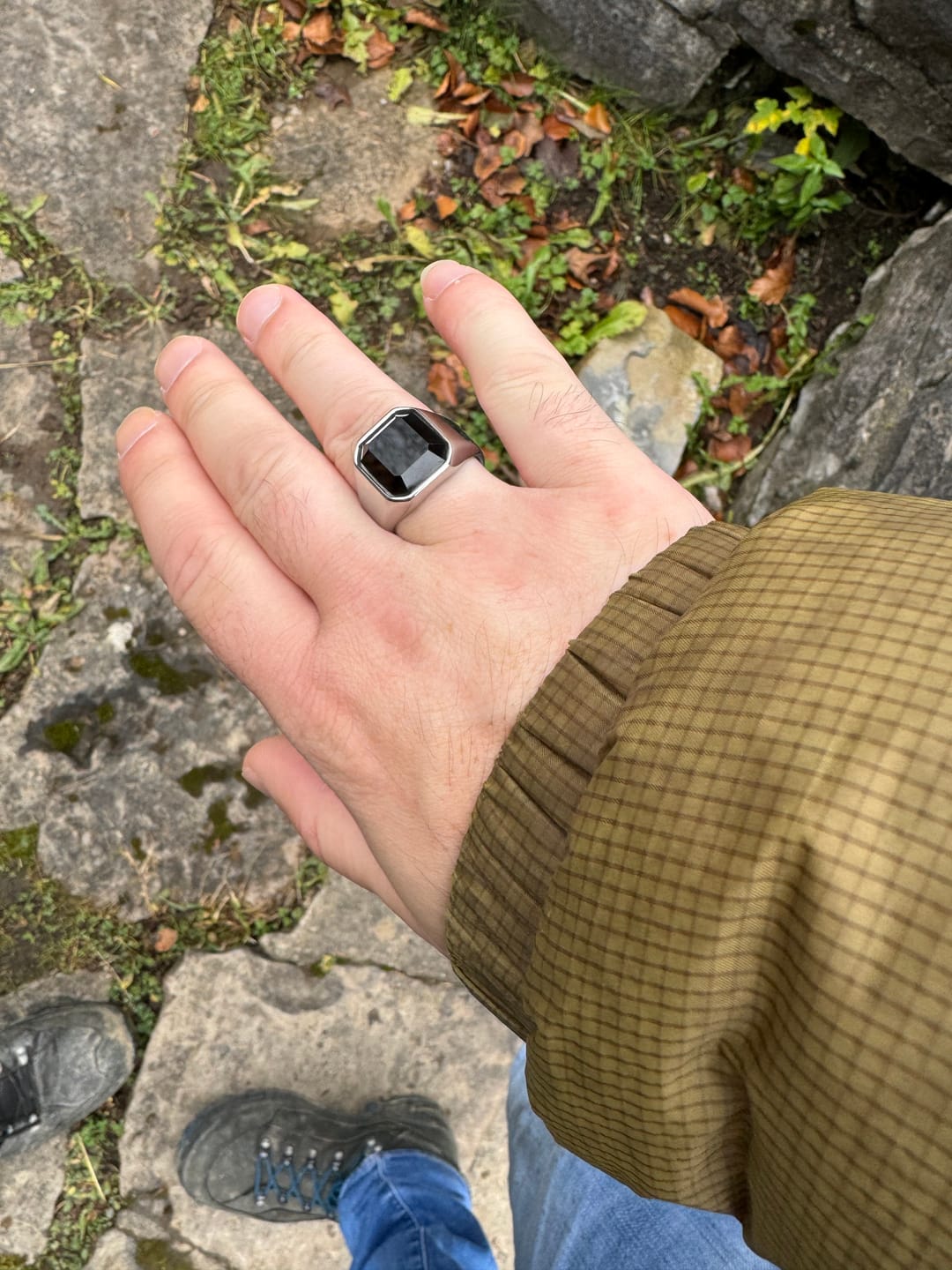 Customer photo review of Royal Signet Ring (Silver)