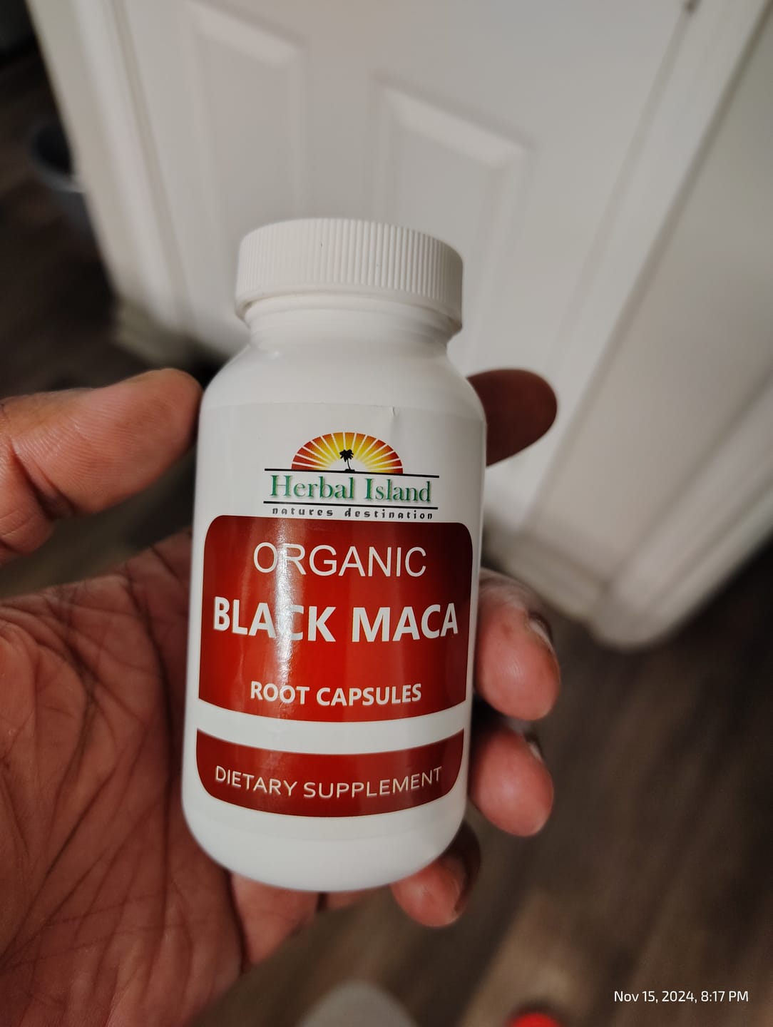 Customer photo review of Black Maca Root Capsules