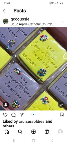 Customer photo review of Congratulations Cookies