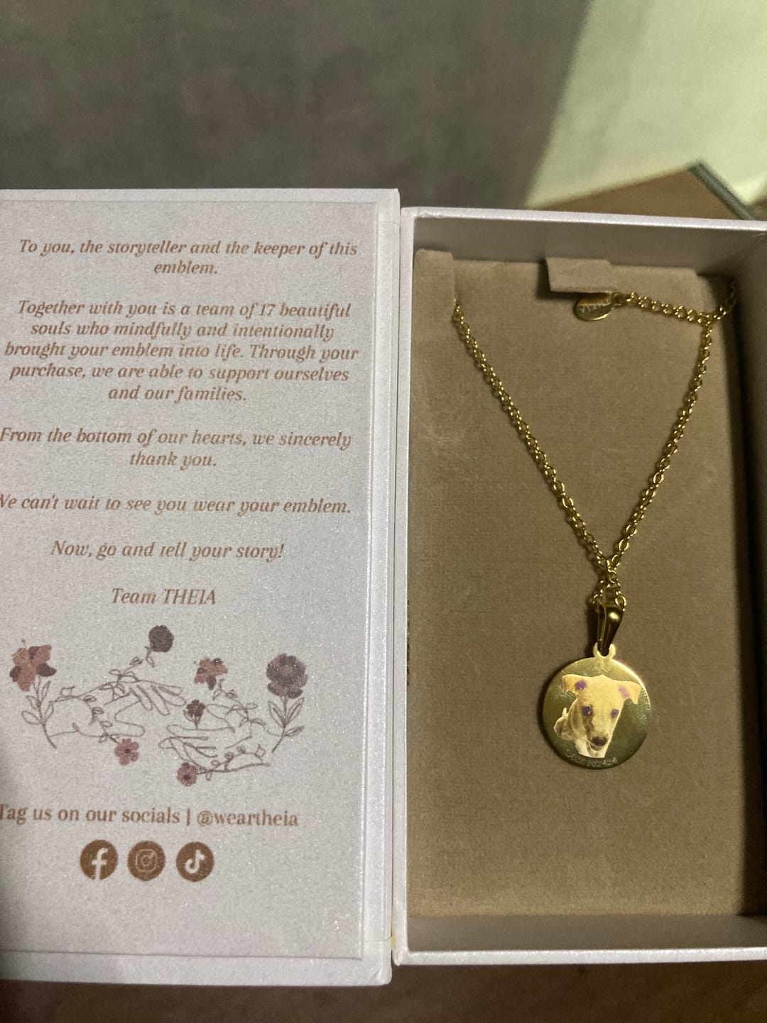 Customer photo review of THEIA Book Box