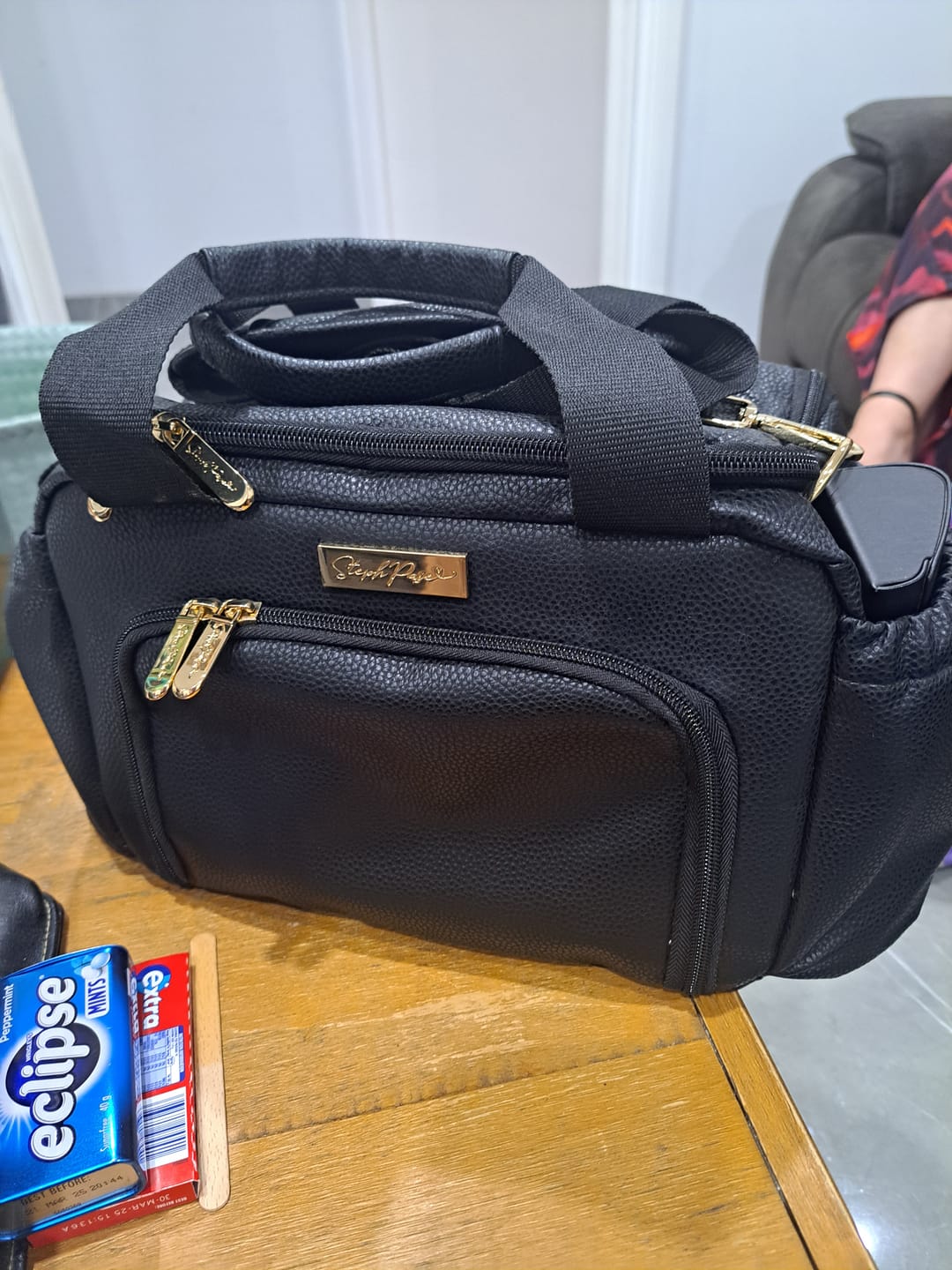 Customer photo review of Luxe Insulated Lunch Bag - Black