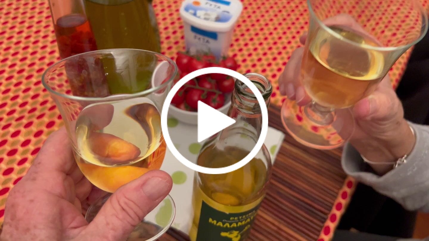 Customer video review of Malamatina retsina - 500ml