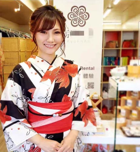 Customer photo review of Goldfish Women Festival Yukata