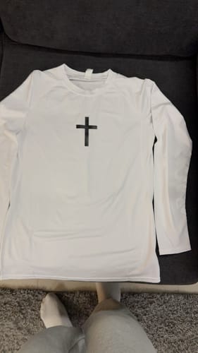 Customer photo review of Cross Compression Long Sleeve
