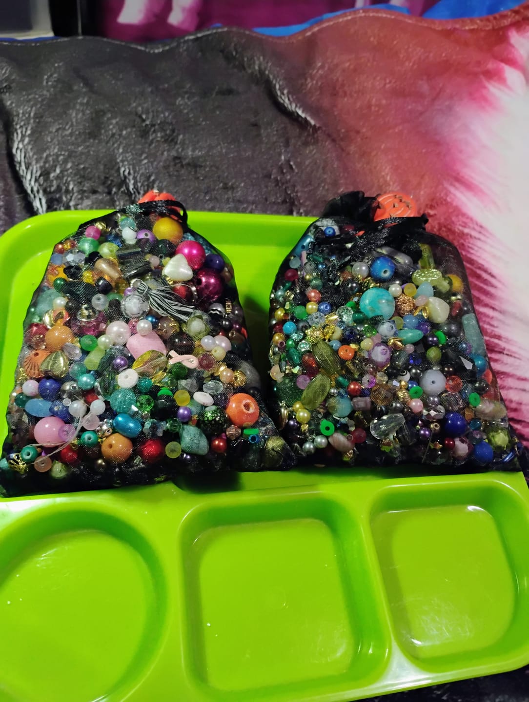 Customer photo review of Multicolor Beads By the LB