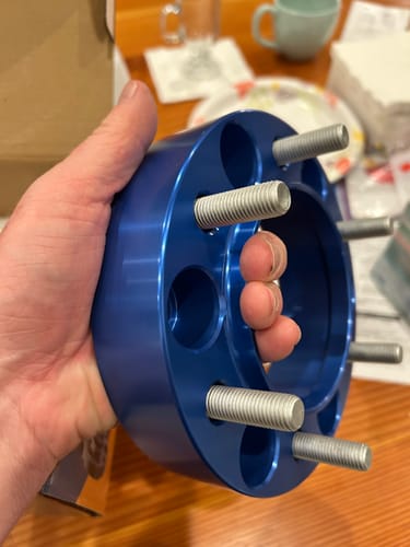 Customer photo review of Wheel Spacers 1.5 inch 6x5.5" Hubcentric