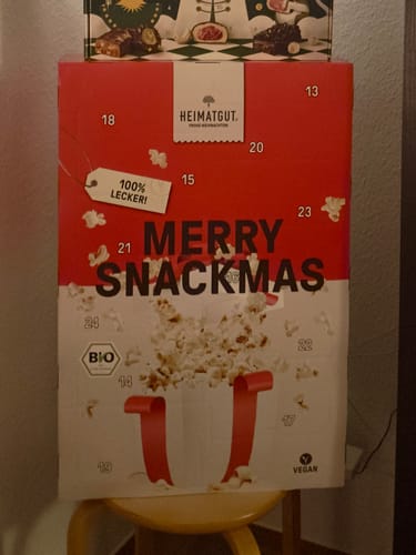 Kundenbewertung mit Foto zu ⏰ VORVERKAUF: Snack-Adventskalender 2024
