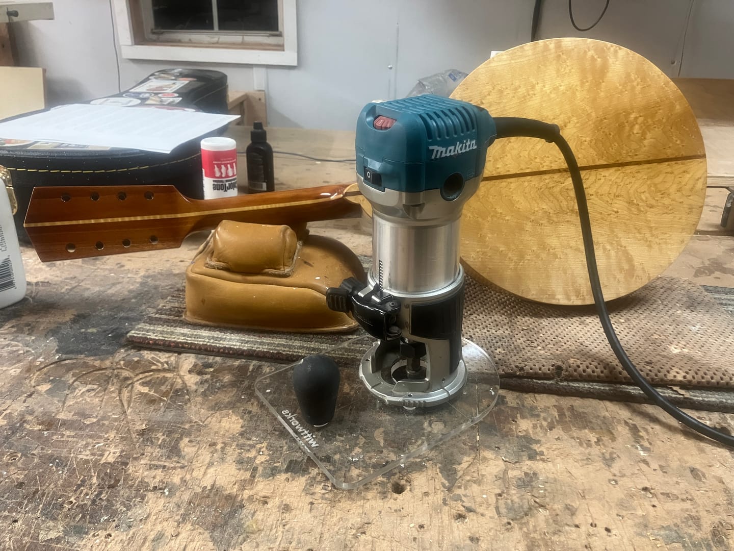 Customer photo review of Trim Router Acrylic Base