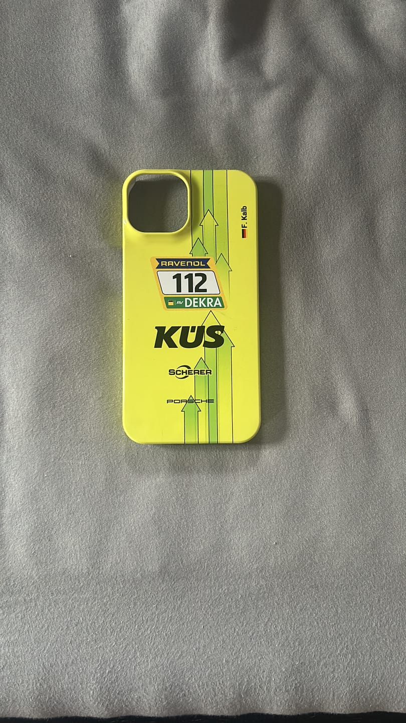 Customer photo review of Grello Porsche GT Livery - Individuelle Hardcase Hülle für iPhone