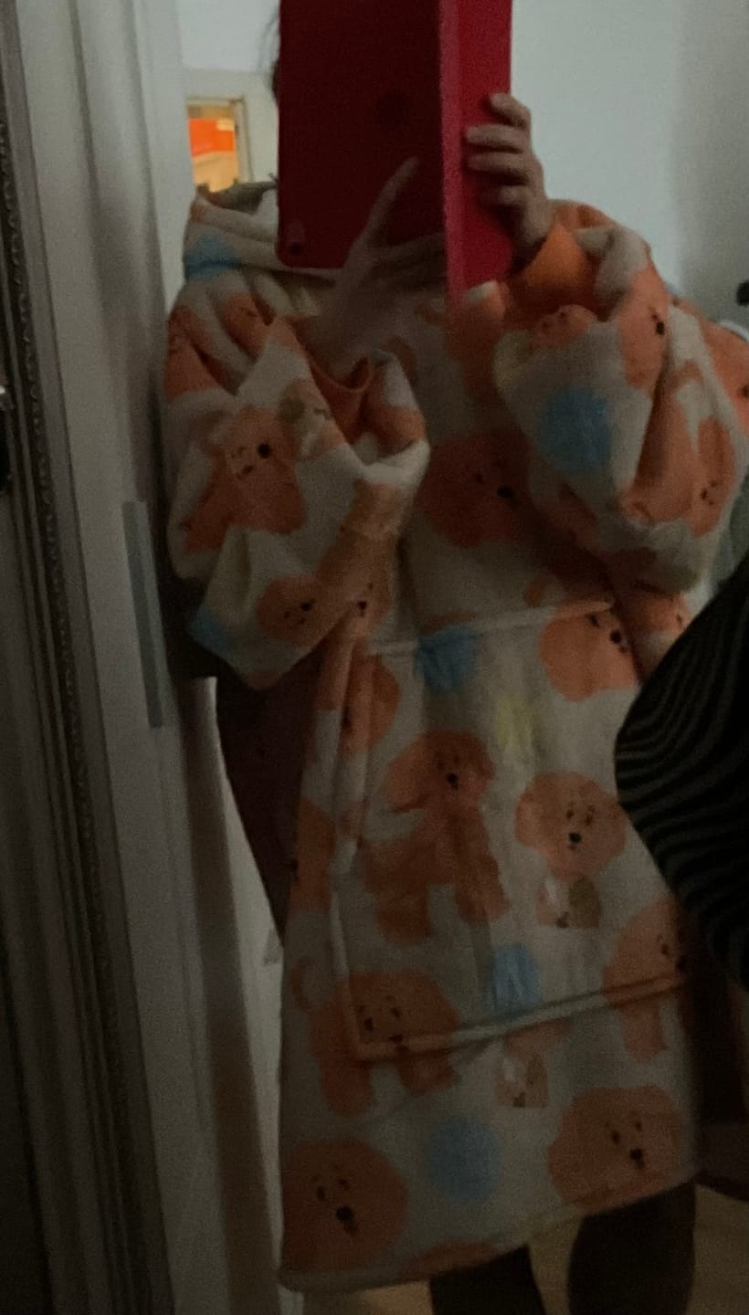 Customer photo review of Fluff Hugs - Adults