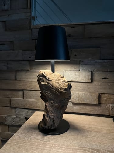 Customer photo review of LED Akku Tischlampe SERA kabellos Schirm Schwarz