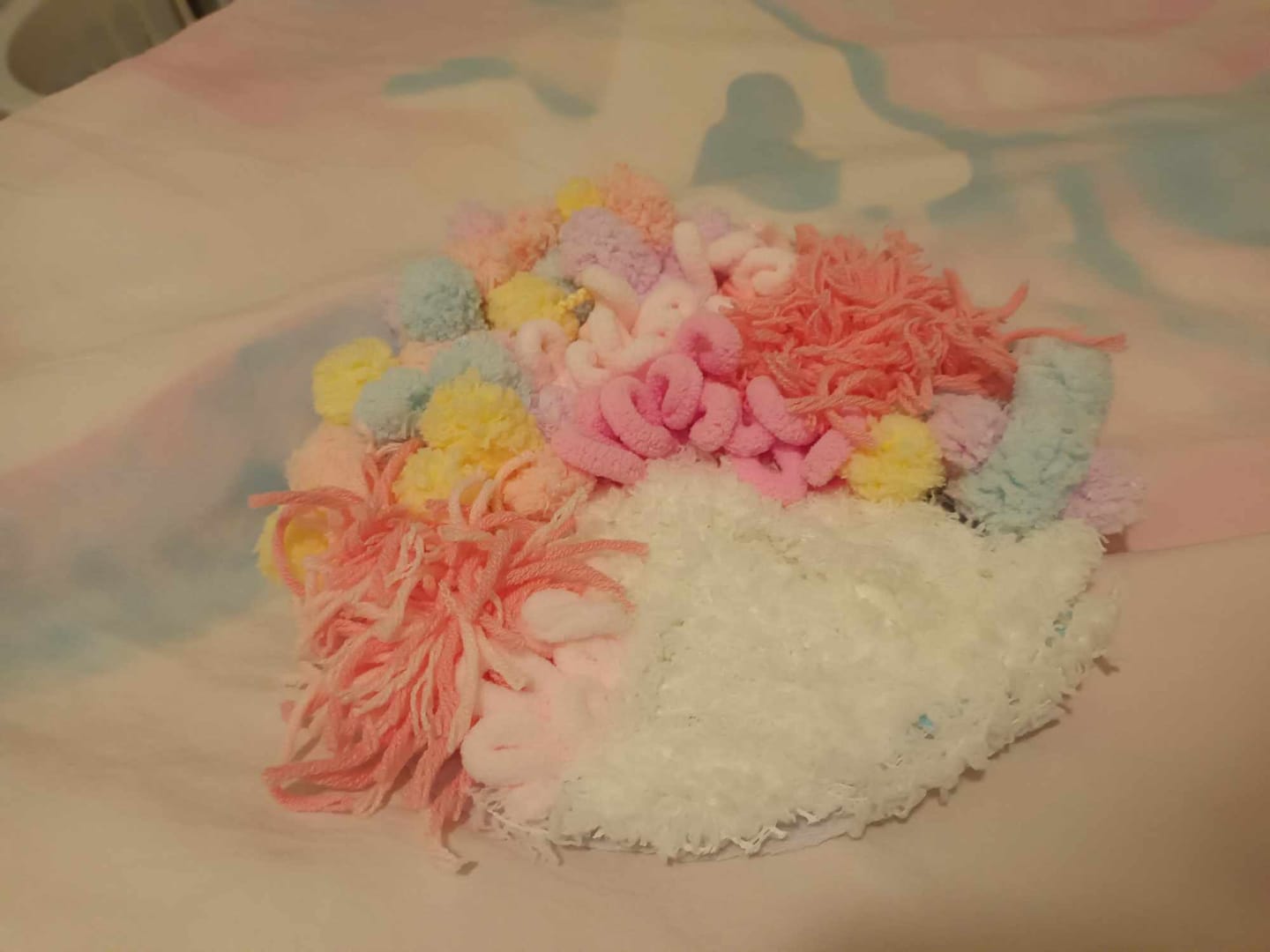Customer photo review of COTTON CANDY Moss Coaster Kit
