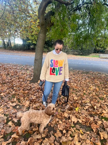 Customer photo review of The Tutti Frutti Jumper