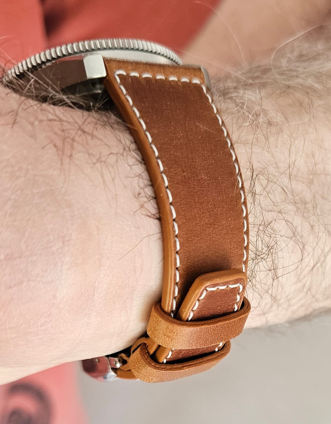 Customer photo review of Amaretto Shell Cordovan