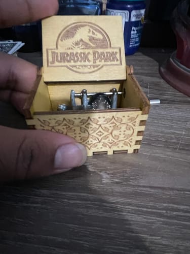 Customer photo review of Hand Crank Music Box